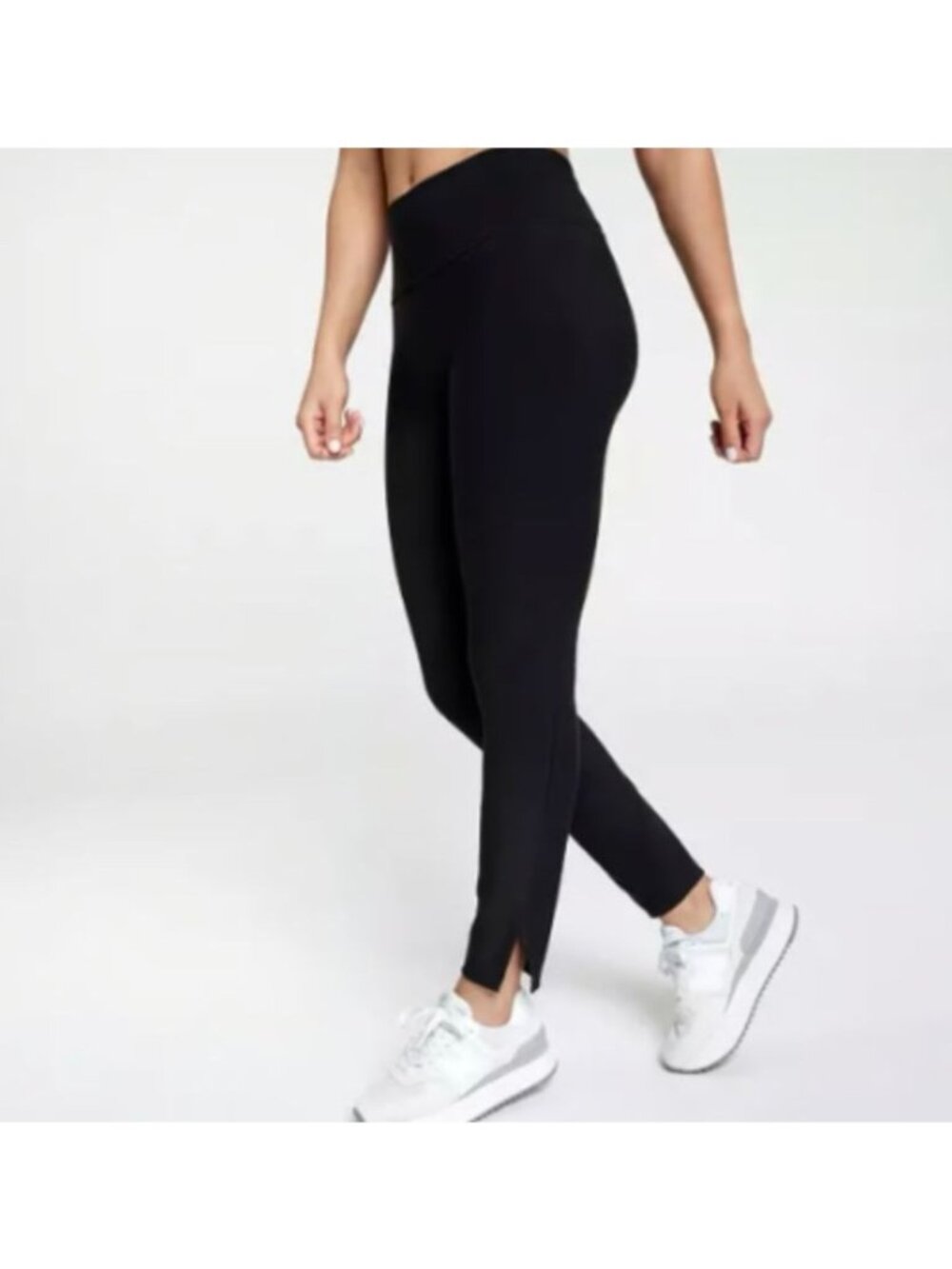 CALIA Women's Sculpt Vented Straight Leg Split Ankle in black size XS